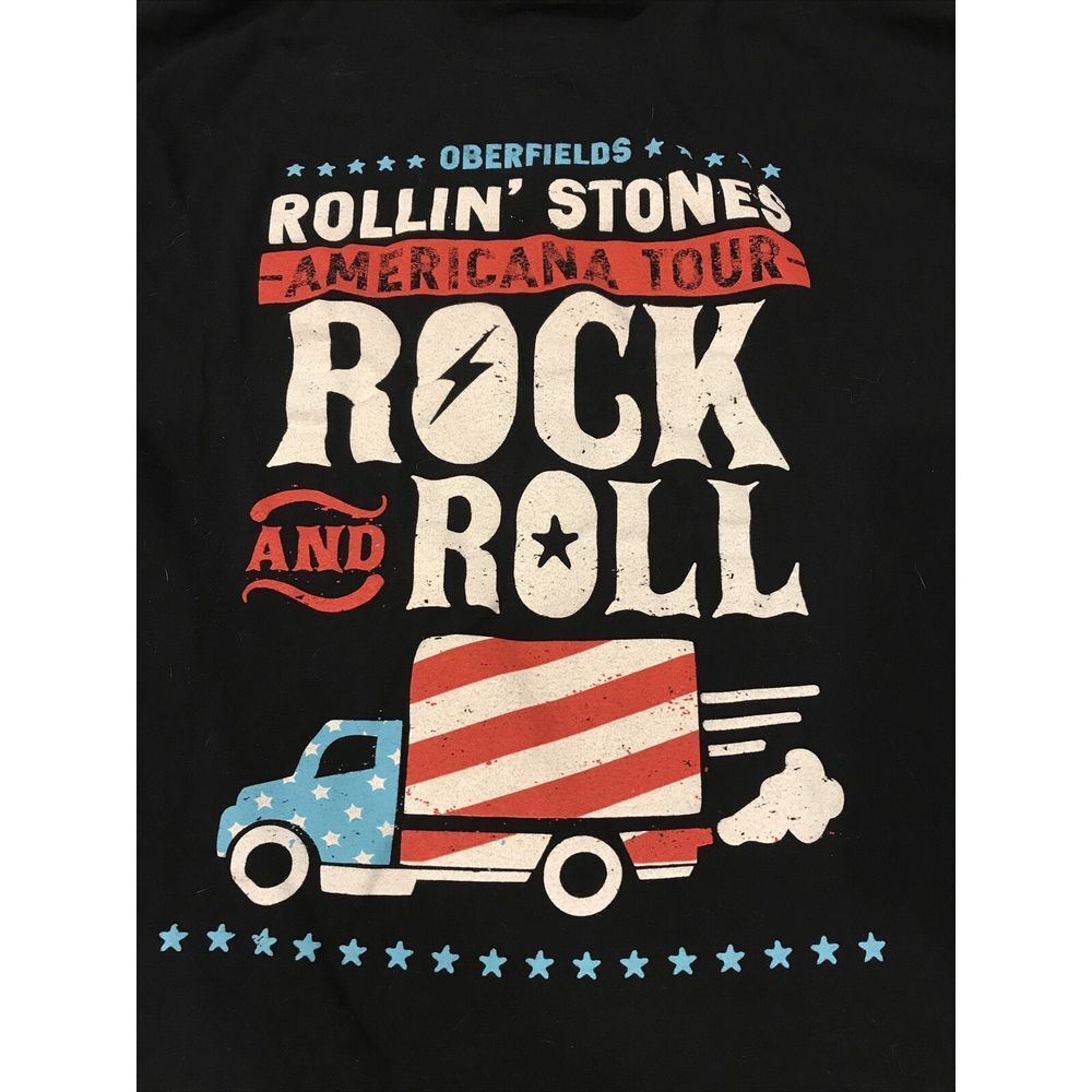 Oberfields Rollin' Stones‎ Americana Tour T-shirt XL